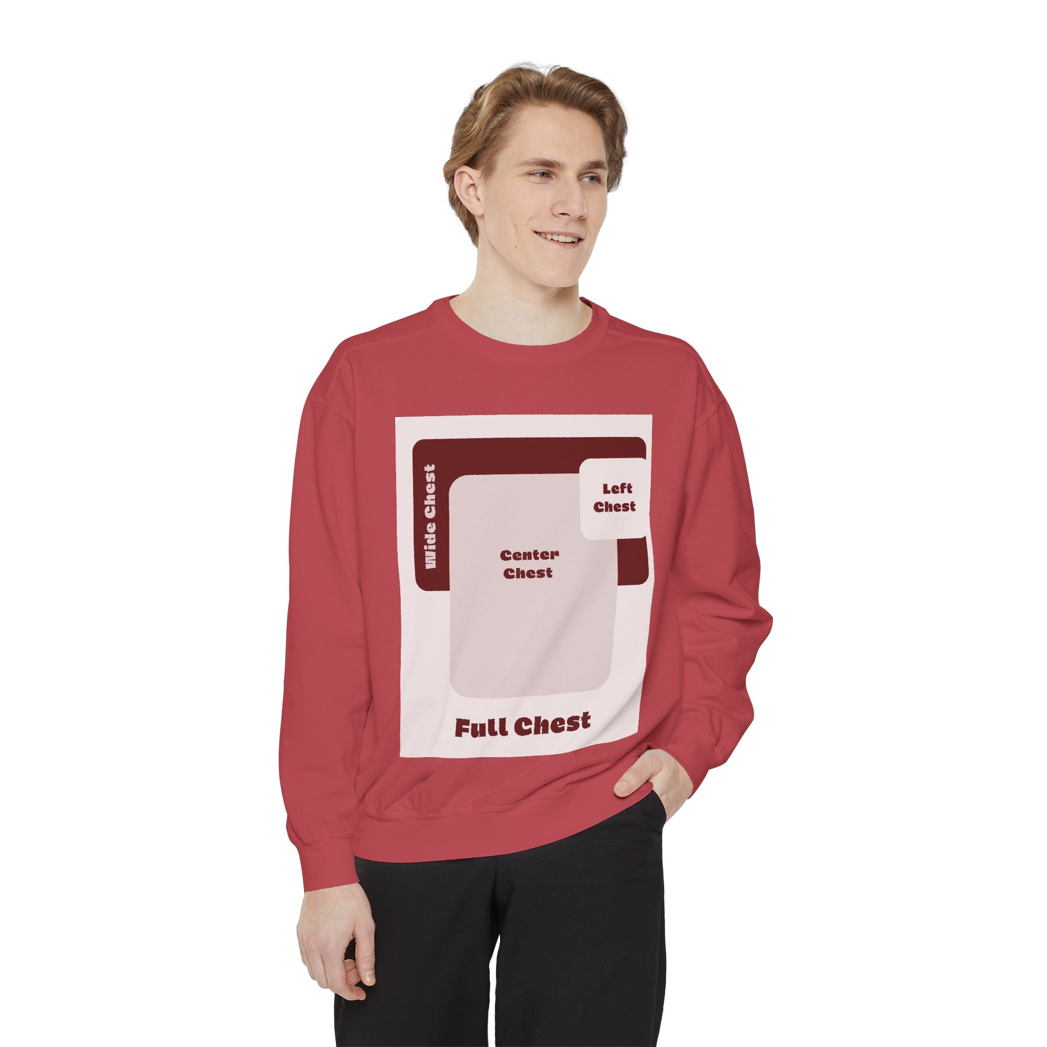 Customizable Comfort Colors 1566 Unisex Garment Dyed Sweatshirt DTG Custom Design