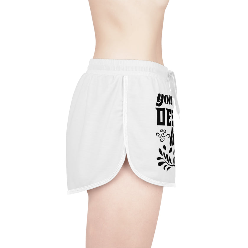 Customizable Women’s Relaxed Fit Polyester Drawstring Shorts