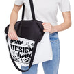 Customizable Spun Polyester Weekender Tote Bag With Lined Interior