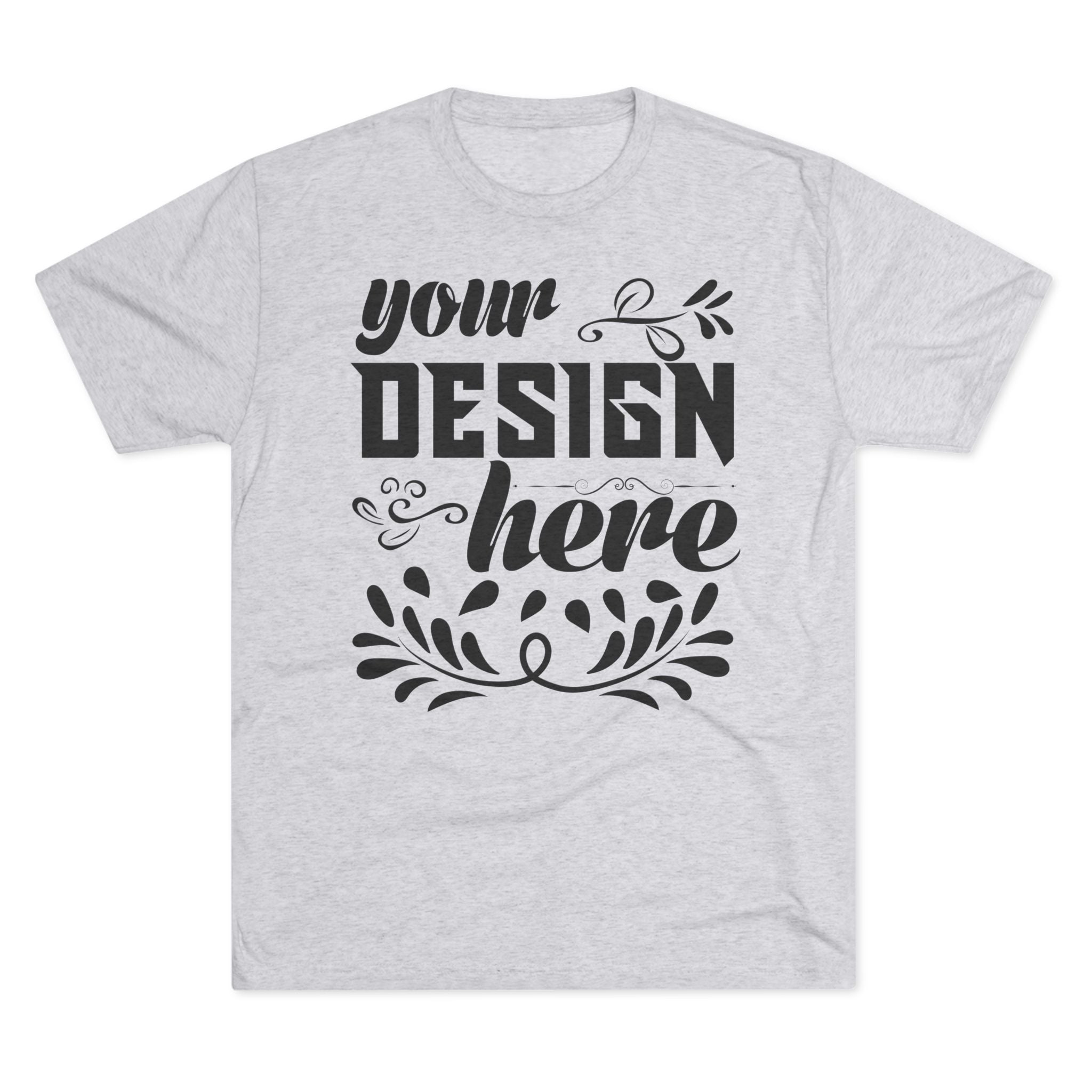 Customizable Next Level 6010 Unisex Tri-Blend Crew Neck T-Shirt