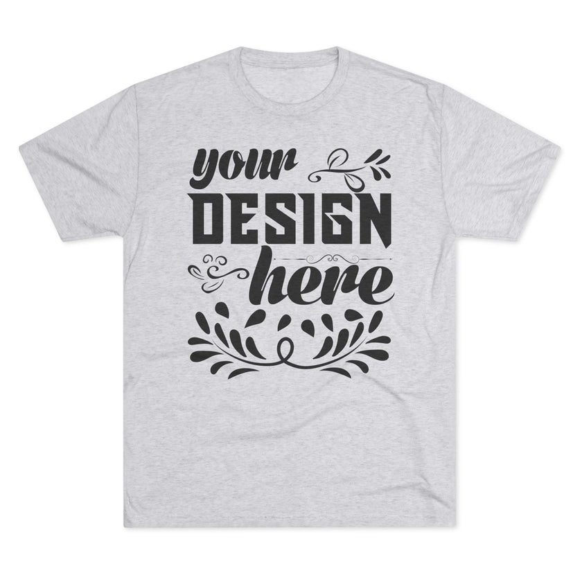 Customizable Next Level 6010 Unisex Tri-Blend Crew Neck T-Shirt