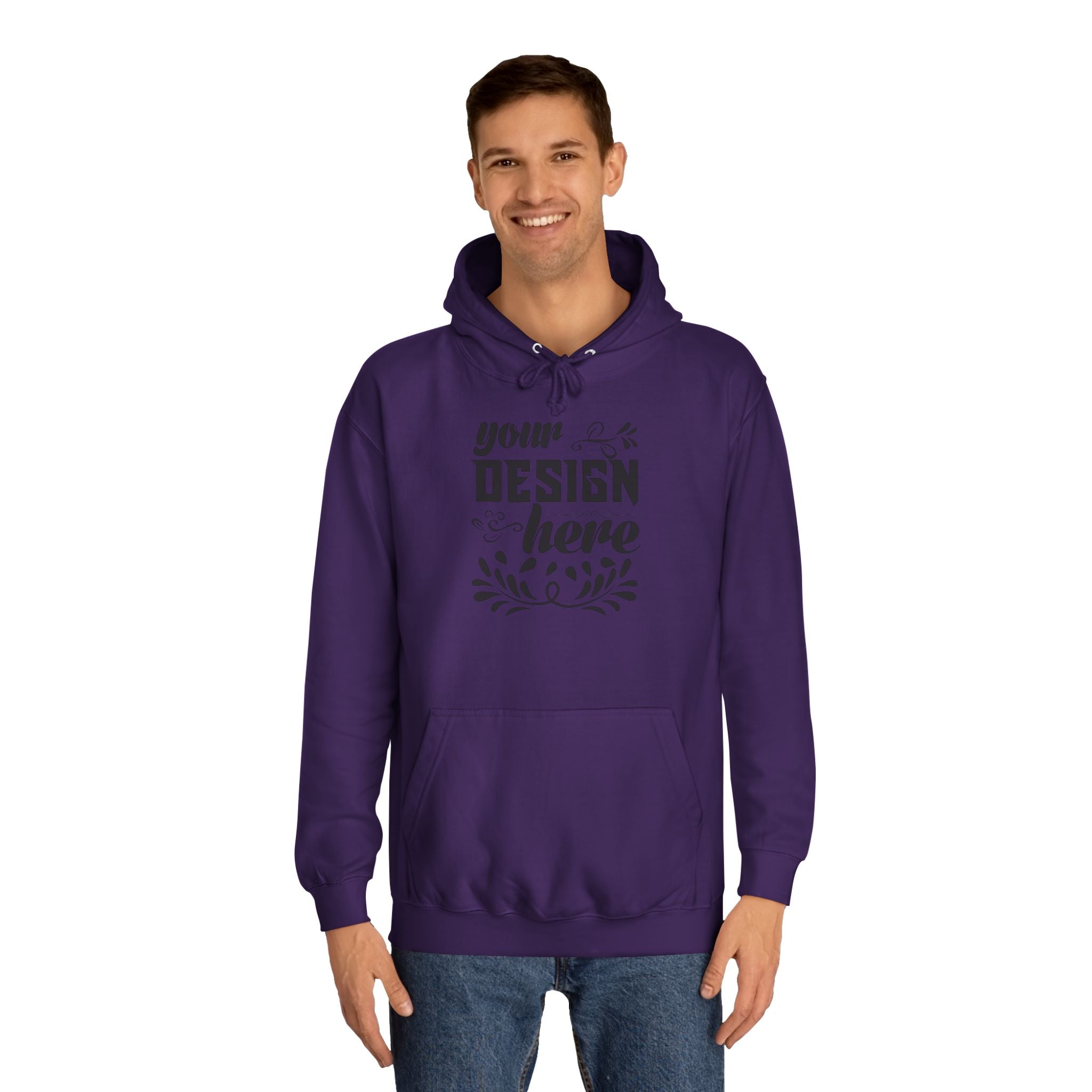 Customizable AWDis JH001 Unisex College Hoodie