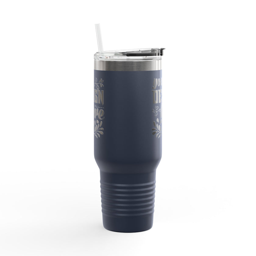 Customizable Polar Camel 40oz Insulated Travel Mug with Handle and Straw (Best Seller)