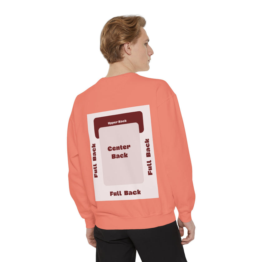 Customizable Comfort Colors 1566 Unisex Garment Dyed Sweatshirt DTG Custom Design