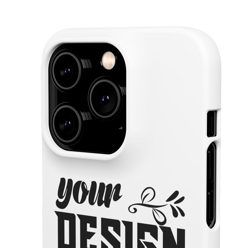 Customizable Snap Phone Case Slim Lightweight Polycarbonate Gloss Or Matte