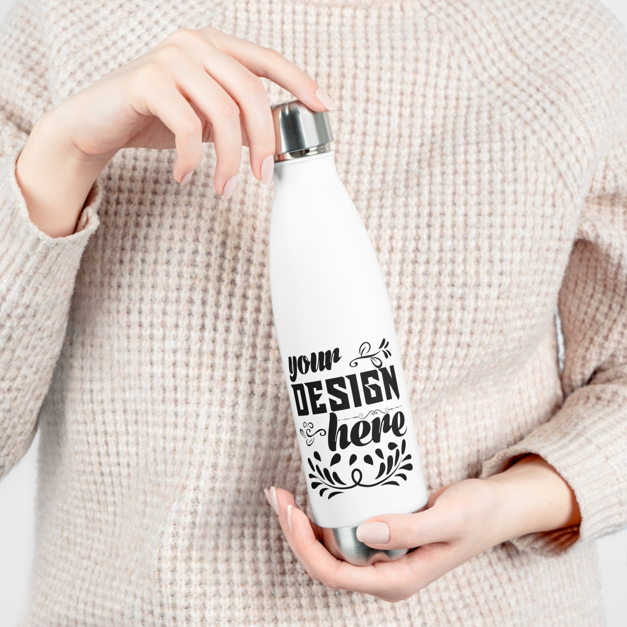 Customizable 20oz Double Wall Stainless Steel Insulated Bottle Water