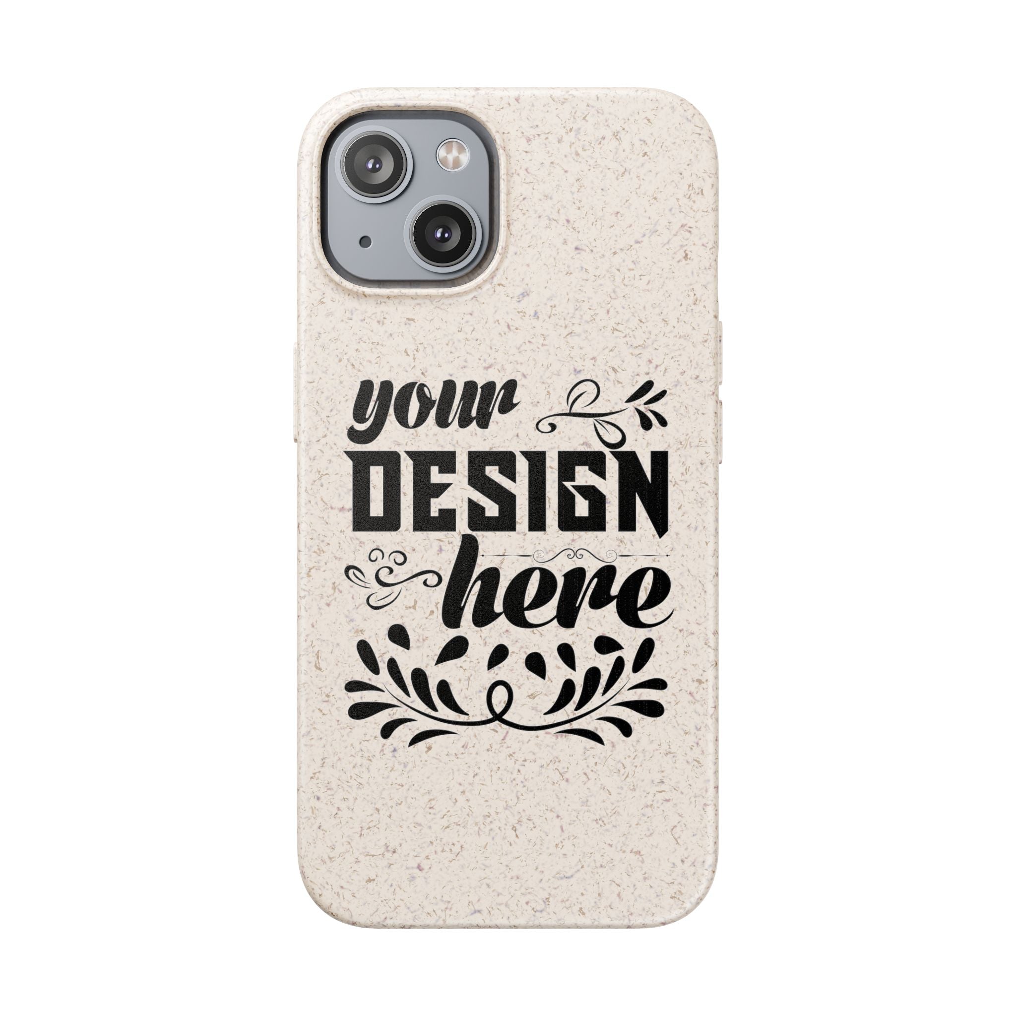 Customizable Biodegradable Phone Case Matte Finish Wireless Charging
