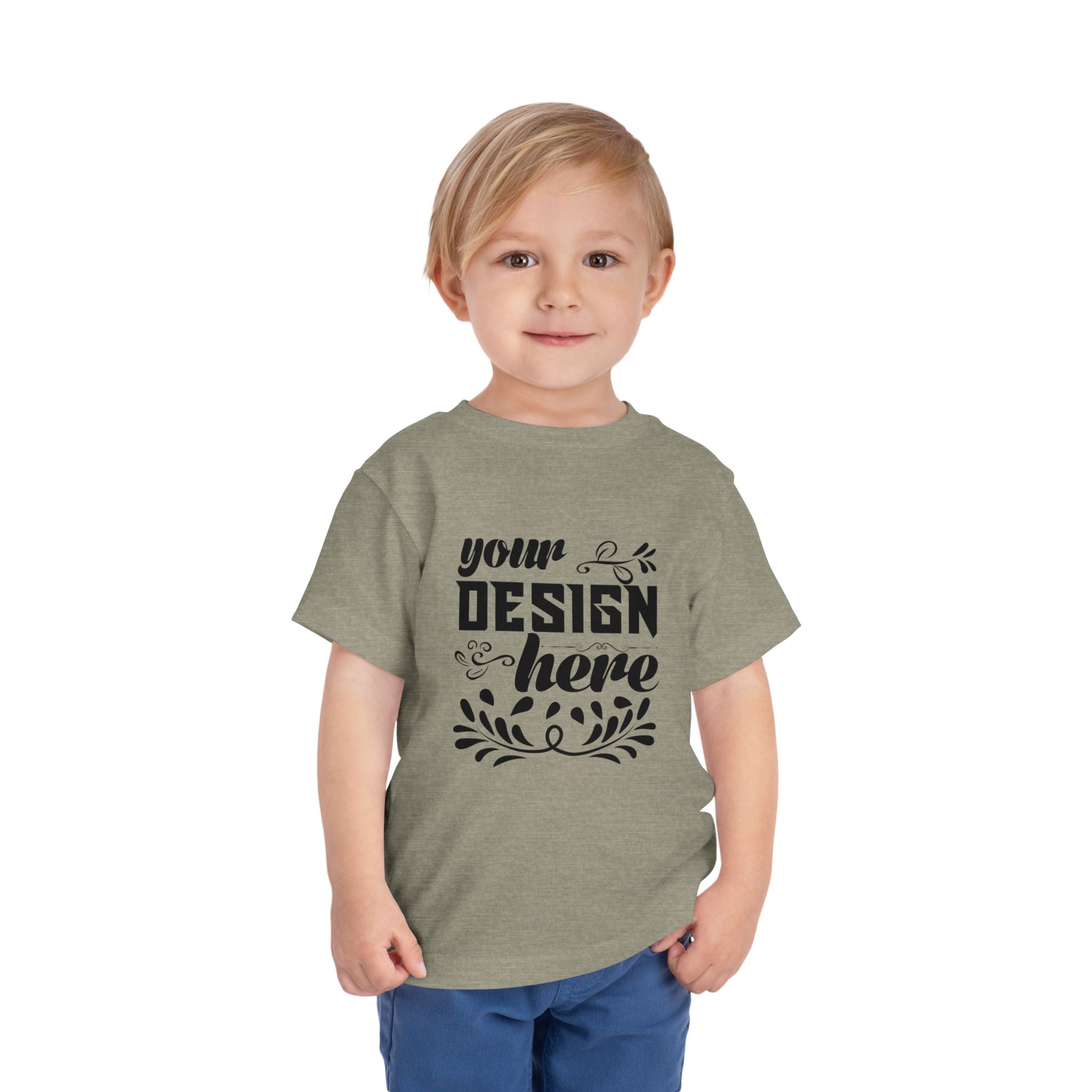 Customizable Bella+Canvas 3001T Toddler Short Sleeve T-Shirt Jersey