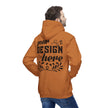Customizable Bayside 960 Unisex Heavyweight Hooded Sweatshirt Made in US