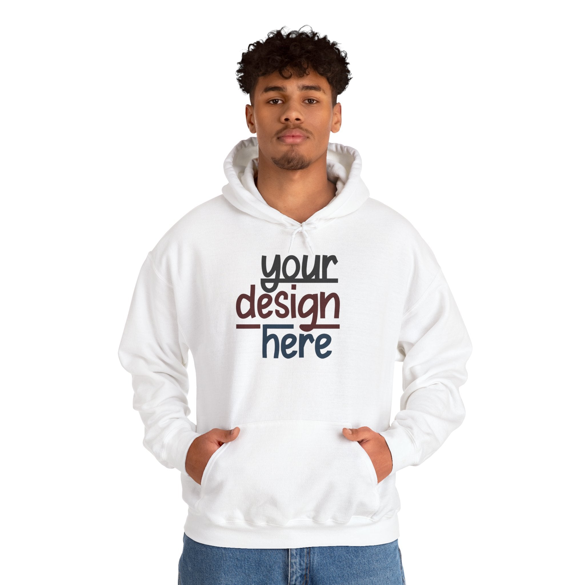 Customizable Gildan 18500 Unisex Heavy Blend Hooded Sweatshirt