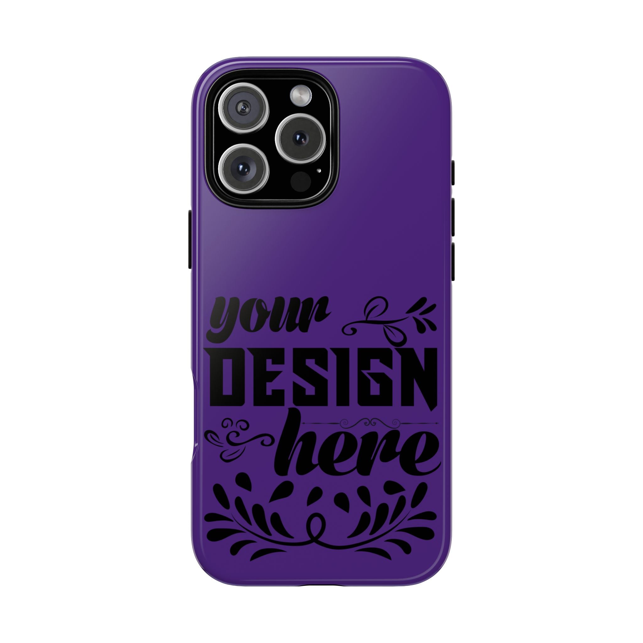 Customizable Tough Dual Layer Phone Case Polycarbonate TPU Liner Protective