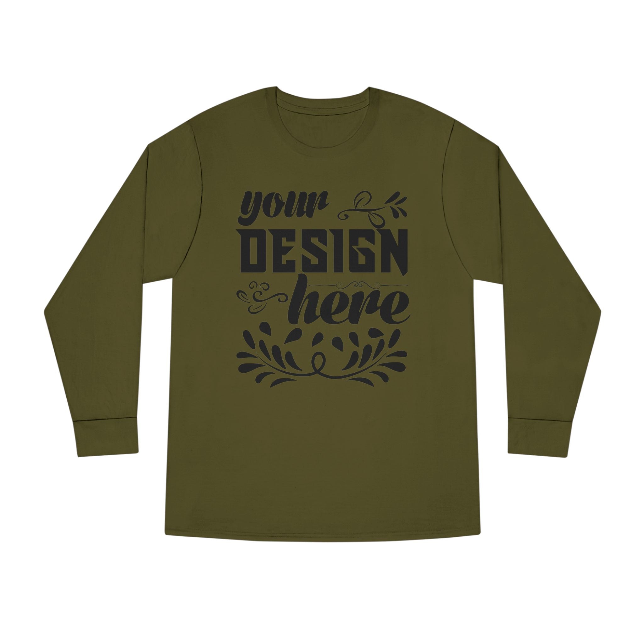 Customizable Lane Seven LS15009 Unisex Long Sleeve Crewneck Tee