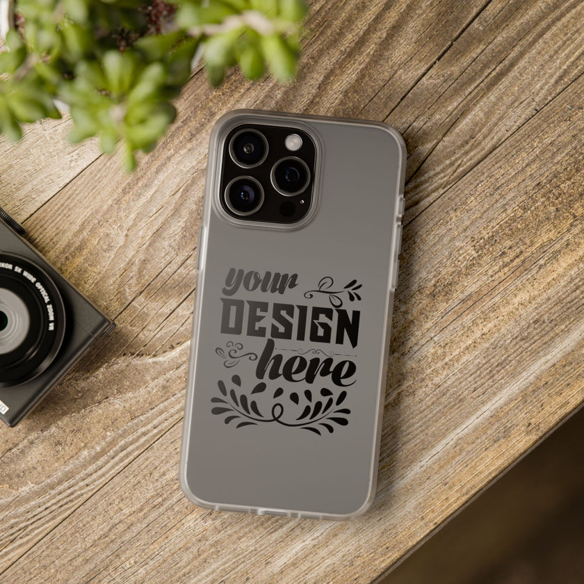 Customizable Flexi TPU Phone Case Slim Matte Protective Cover