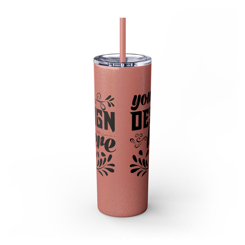 Customizable Maars 20oz Skinny Tumbler with Straw Stainless Steel