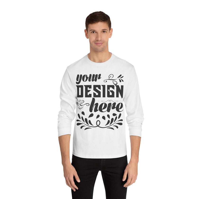 Customizable American Apparel 1304 Unisex Classic Long Sleeve T Shirt