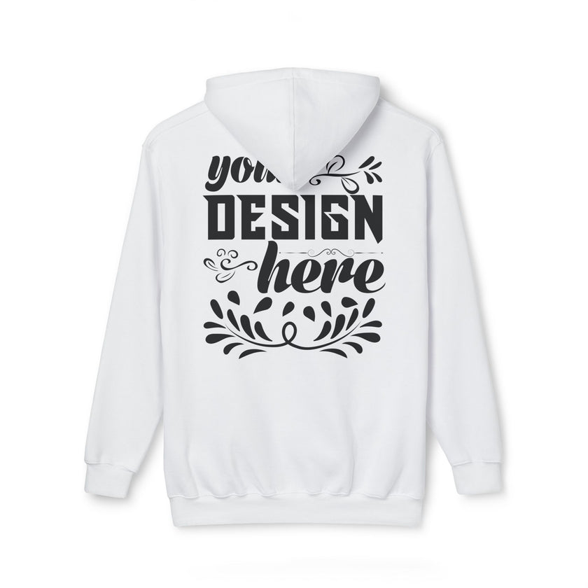 Customizable Bayside 960 Unisex Heavyweight Hooded Sweatshirt Made in US