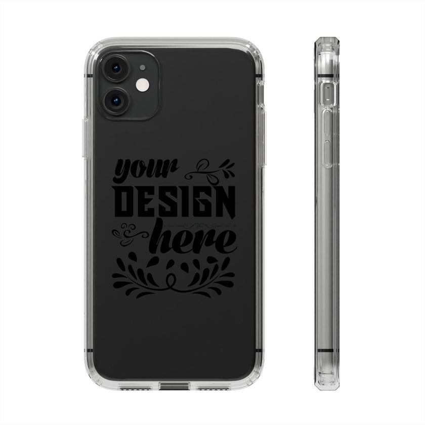 Customizable Clear Impact Resistant Phone Case With TPU Sides Wireless Ready