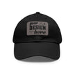 Customizable ValuCap VC300A Dad Hat with Faux Leather Patch Rectangle