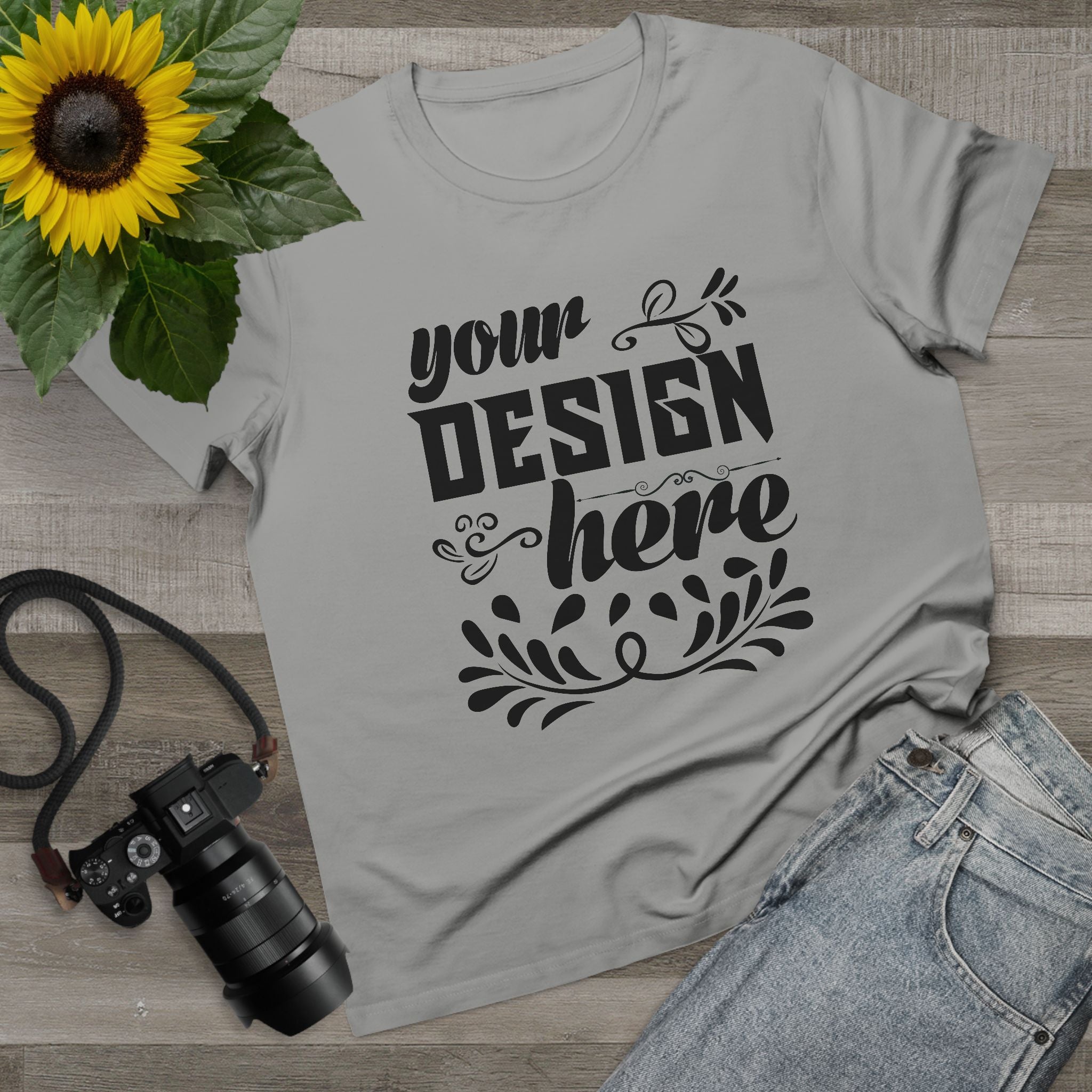 Customizable AS Colour 4001 Womens Maple Cotton T-Shirt