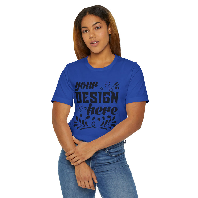 Customizable Prime Essentials Unisex Jersey T-Shirt Lightweight