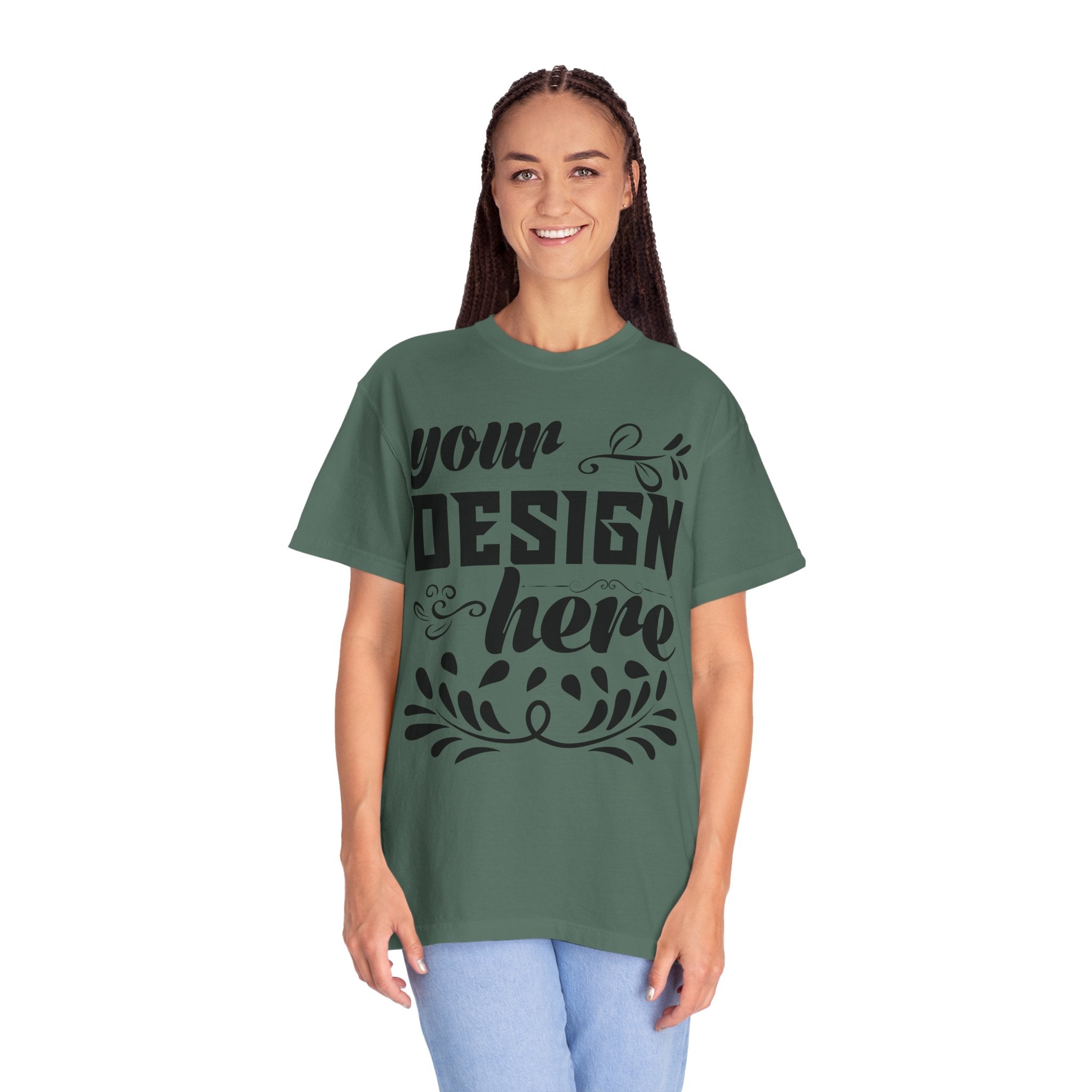 Customizable Comfort Colors 1717 Unisex Garment-Dyed T-Shirt