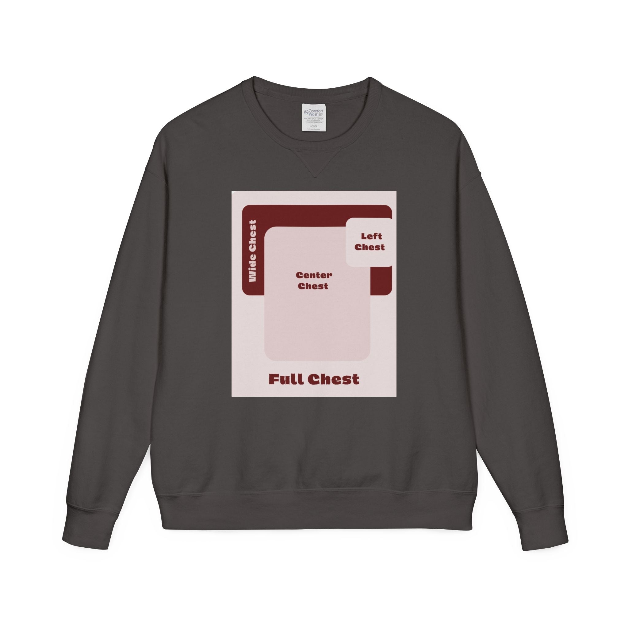 Customizable Hanes GDH400 Unisex Garment Dyed Crewneck Sweatshirt