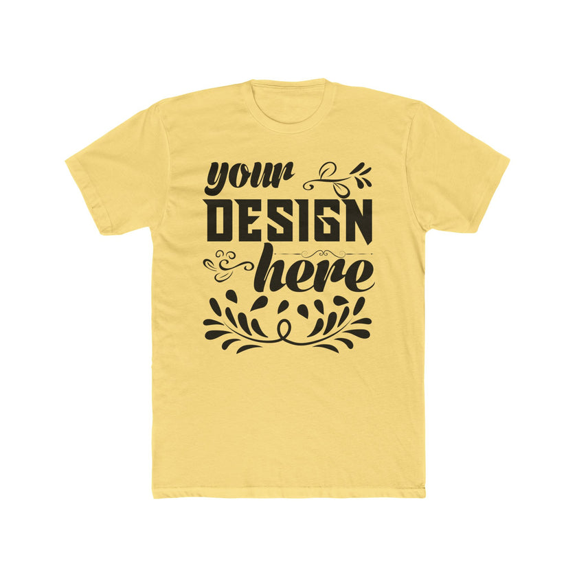 Customizable Next Level 3600 Unisex Cotton Crew Neck Short Sleeve Tee