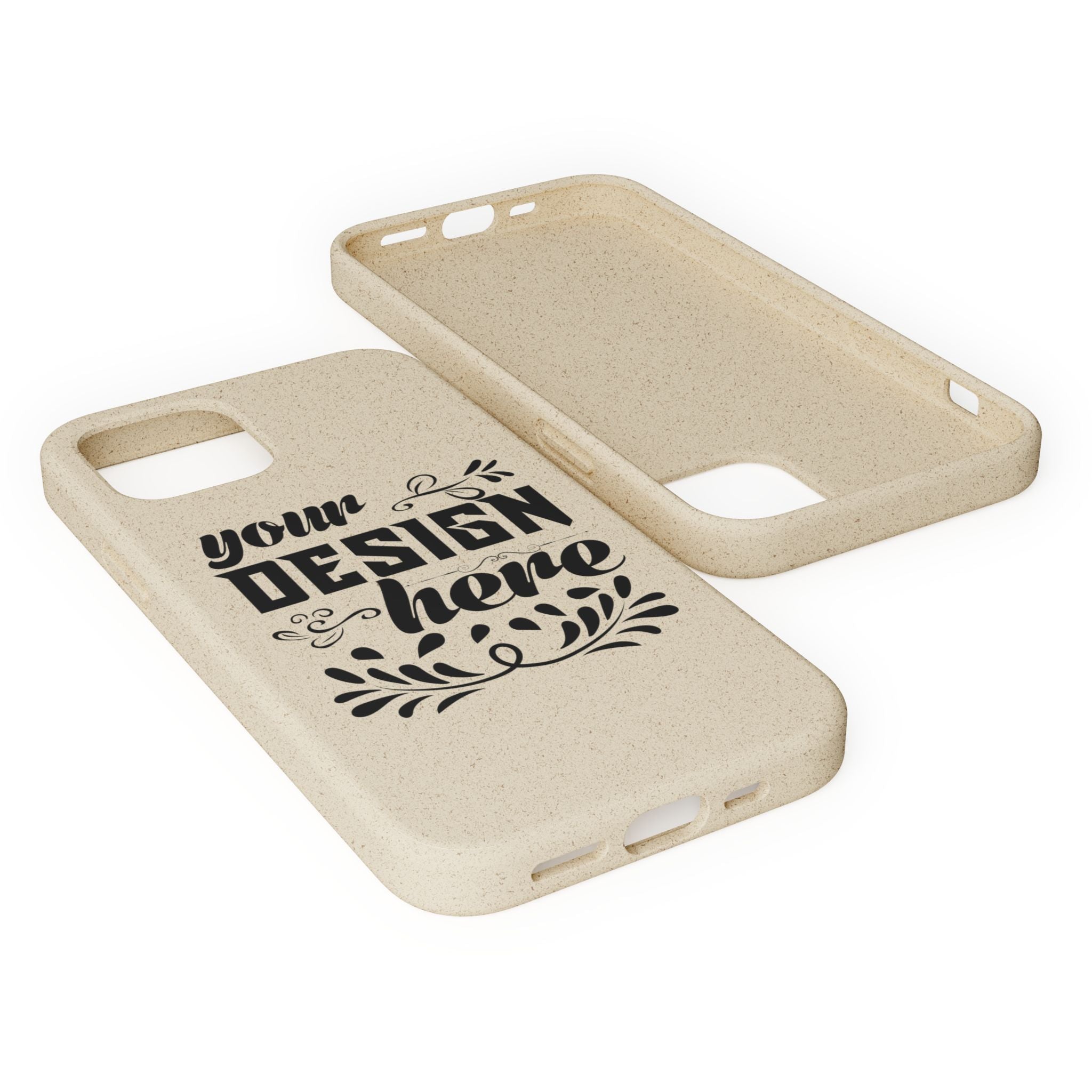 Customizable Biodegradable Phone Case Matte Finish Wireless Charging