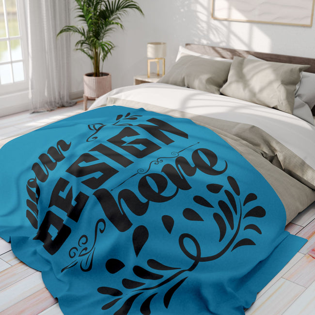 Customizable Arctic Fleece Blanket 315gsm One Sided Print 3 Sizes