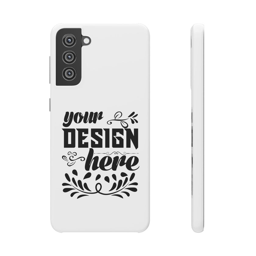 Customizable Snap Phone Case Slim Lightweight Polycarbonate Gloss Or Matte