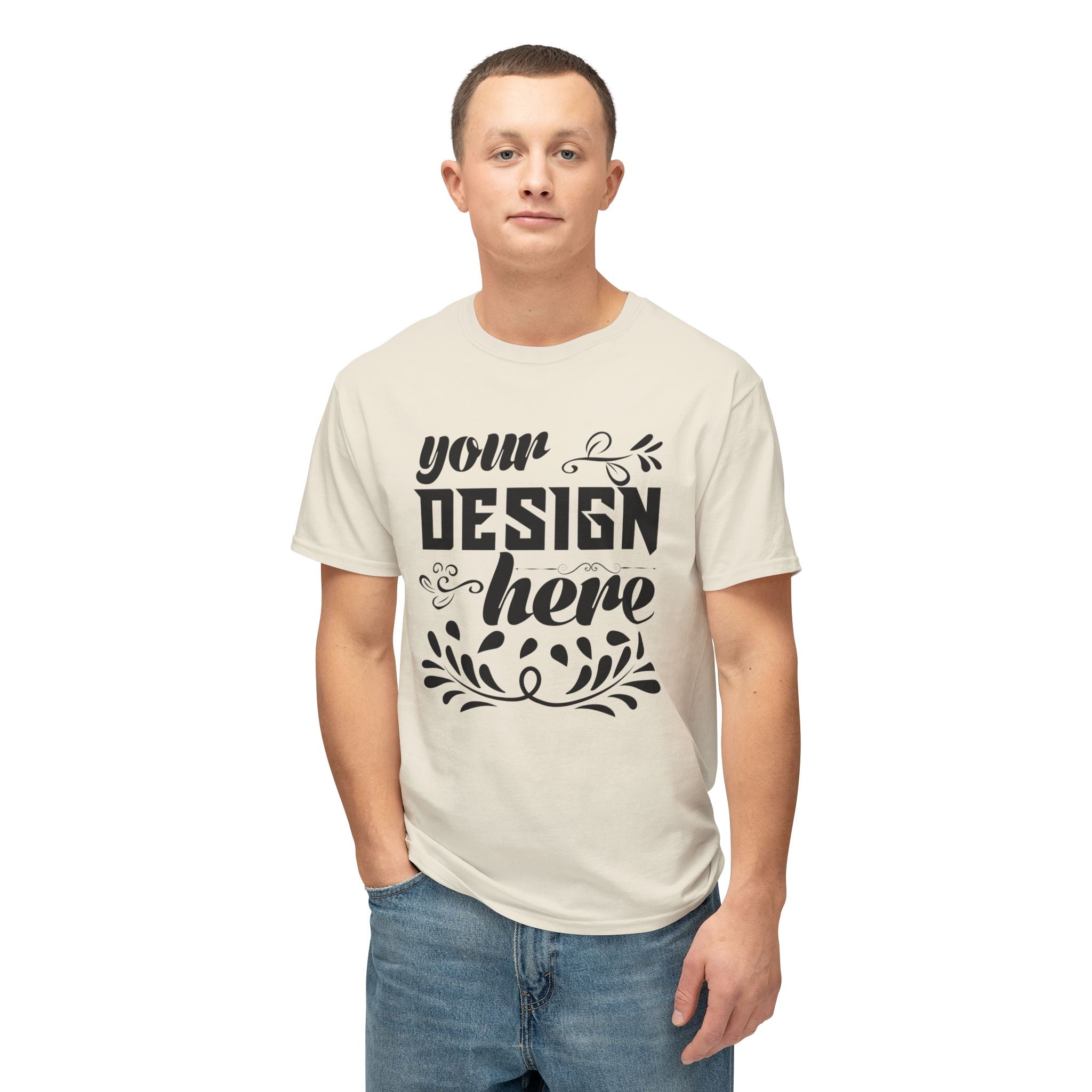 Customizable Fruit Of The Loom 3930R Unisex HD Cotton T-Shirt