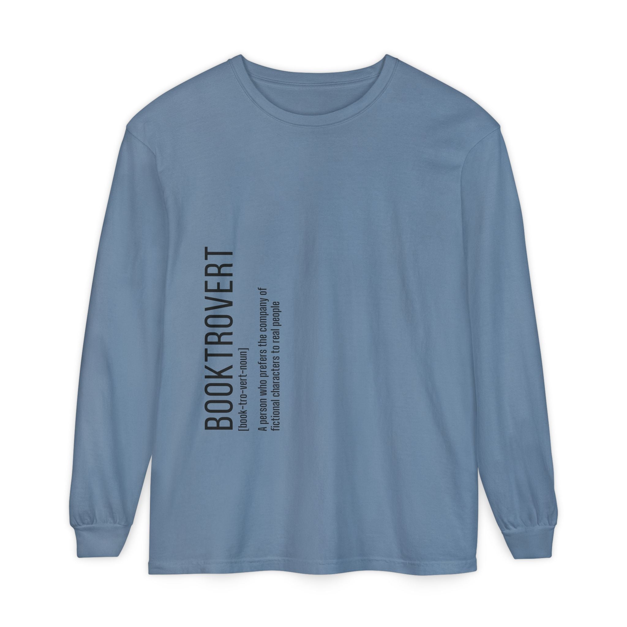 Comfort Colors 6014 Unisex  Long Sleeve T-Shirt | Booktrovert Graphic Print