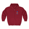 Gildan 18600 Unisex Full Zip Hoodie | Super Daddy Embroidery