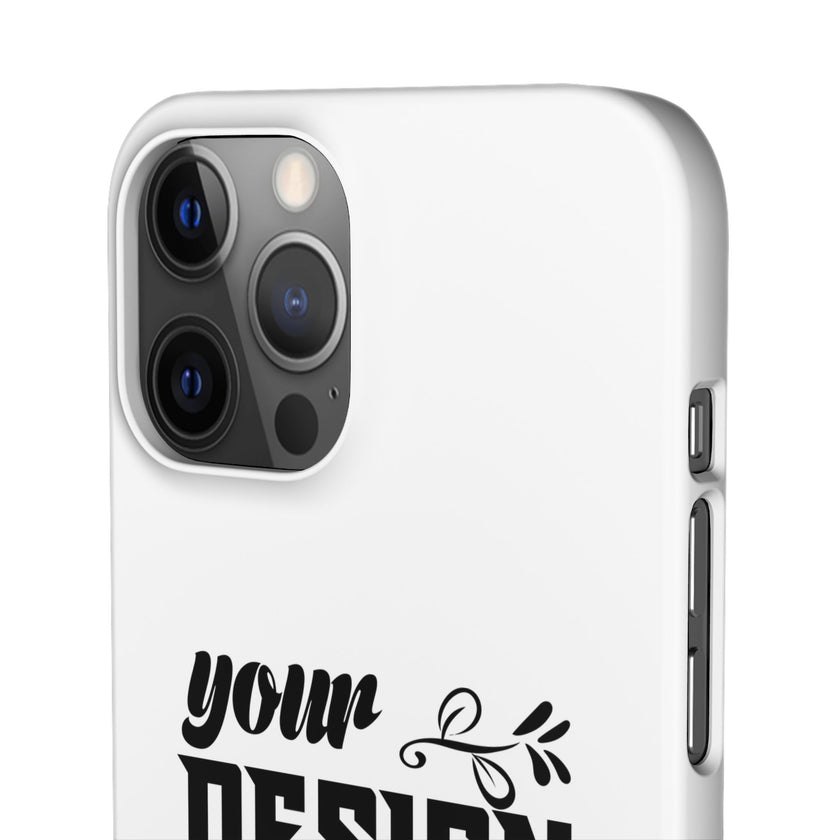 Customizable Snap Phone Case Slim Lightweight Polycarbonate Gloss Or Matte