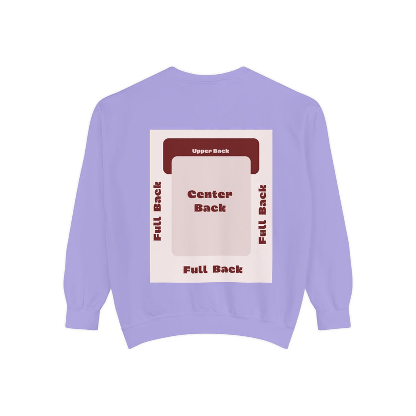 Customizable Comfort Colors 1566 Unisex Garment Dyed Sweatshirt DTG Custom Design