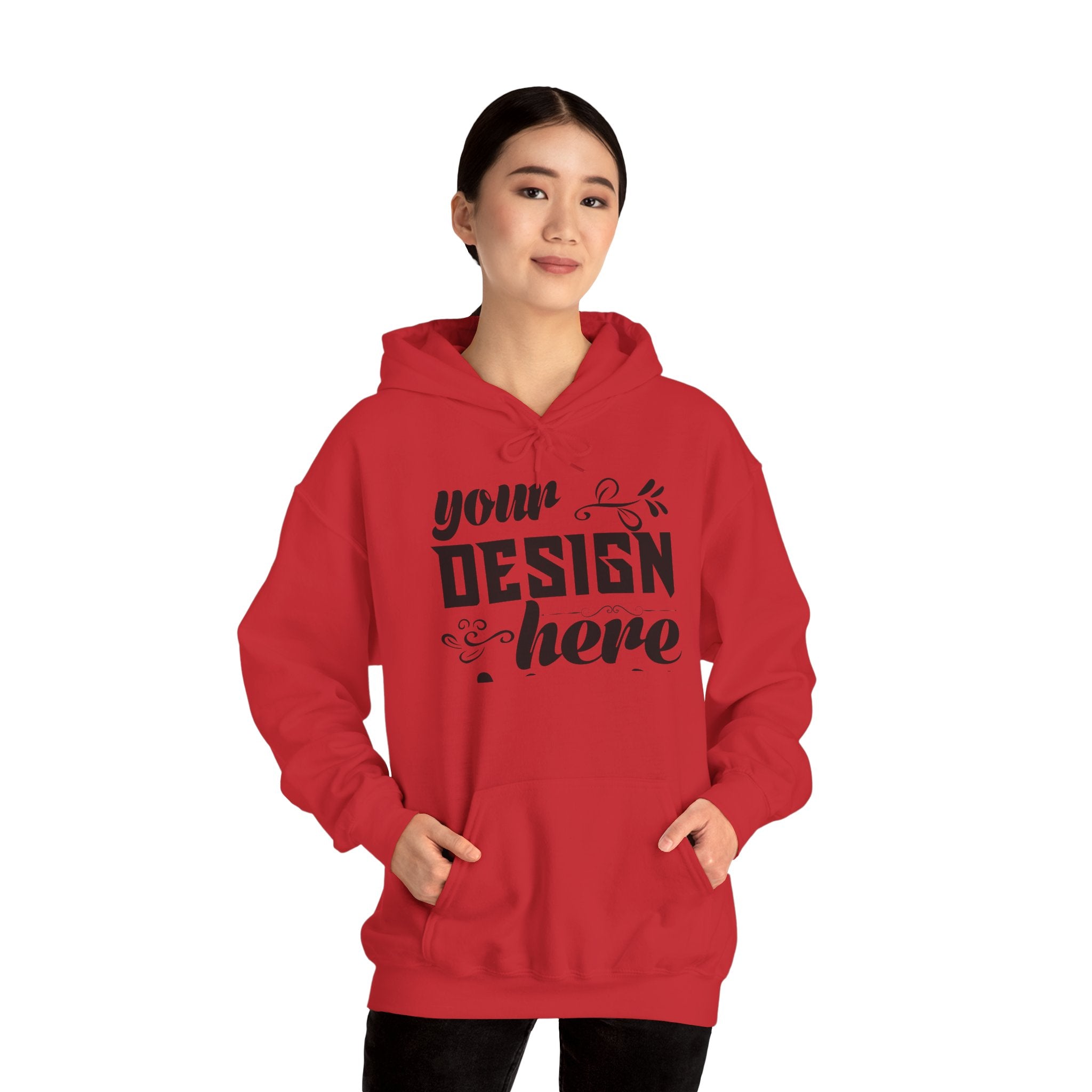 Customizable Gildan 18500 Unisex Heavy Blend Hooded Sweatshirt