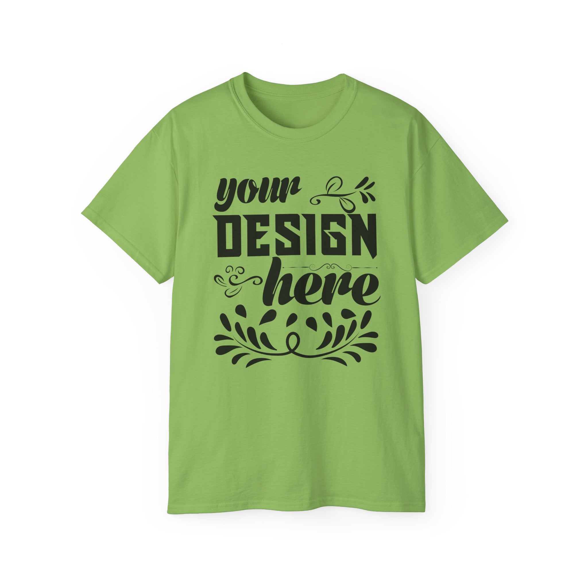 Customizable Gildan 2000 Unisex Ultra Cotton Crew Neck T-Shirt