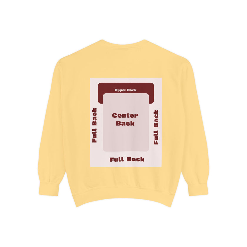 Customizable Comfort Colors 1566 Unisex Garment Dyed Sweatshirt DTG Custom Design