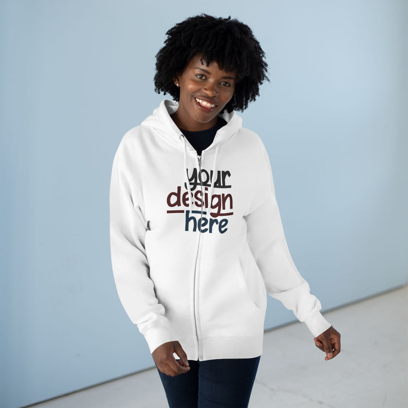Customizable Lane Seven LS14003 Unisex Zip Hoodie