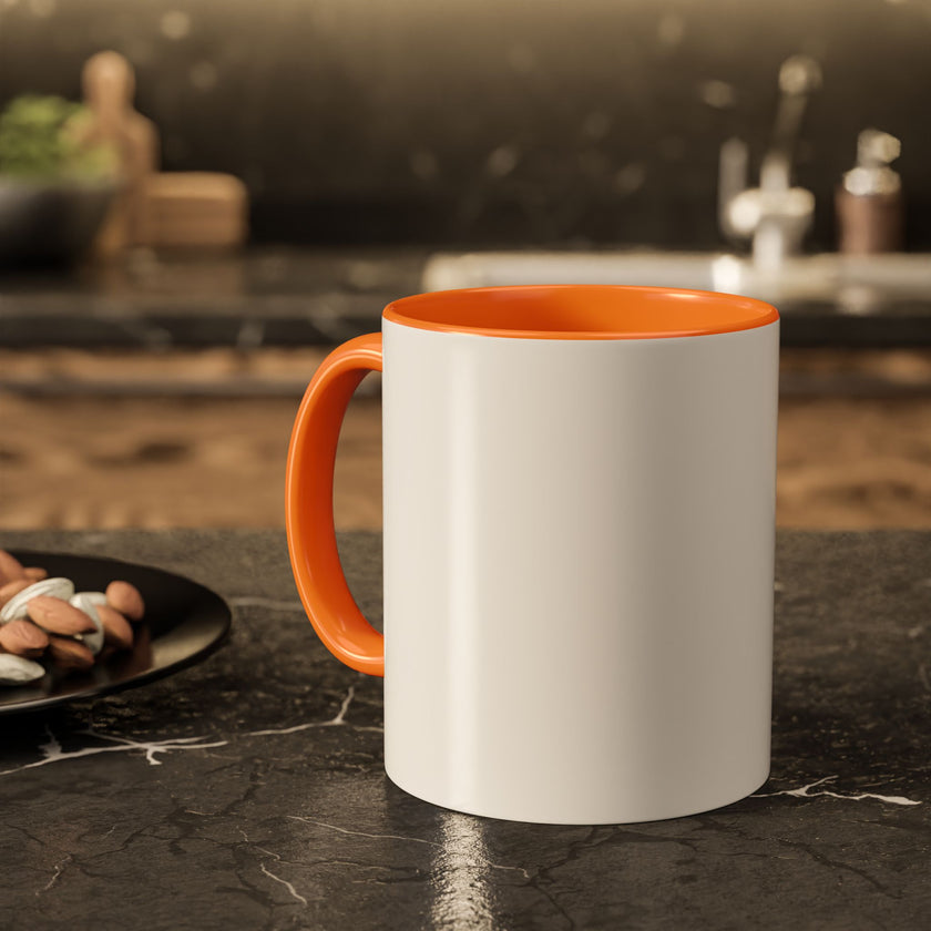 Customizable Glossy Ceramic Accent Mug 11oz and 15oz