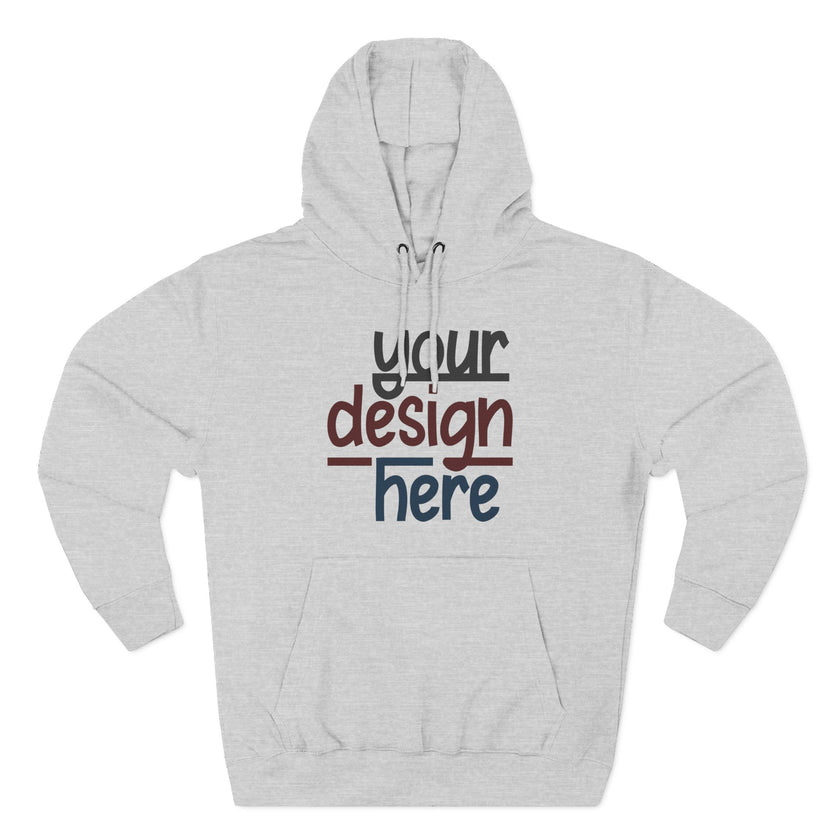 Customizable Lane Seven LS14001 Unisex Three Panel Fleece Hoodie