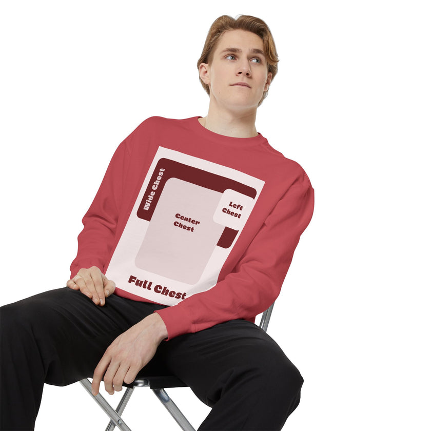 Customizable Comfort Colors 1566 Unisex Garment Dyed Sweatshirt DTG Custom Design