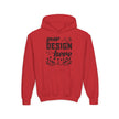 Customizable Gildan 18500B Youth Heavy Blend Hooded Sweatshirt