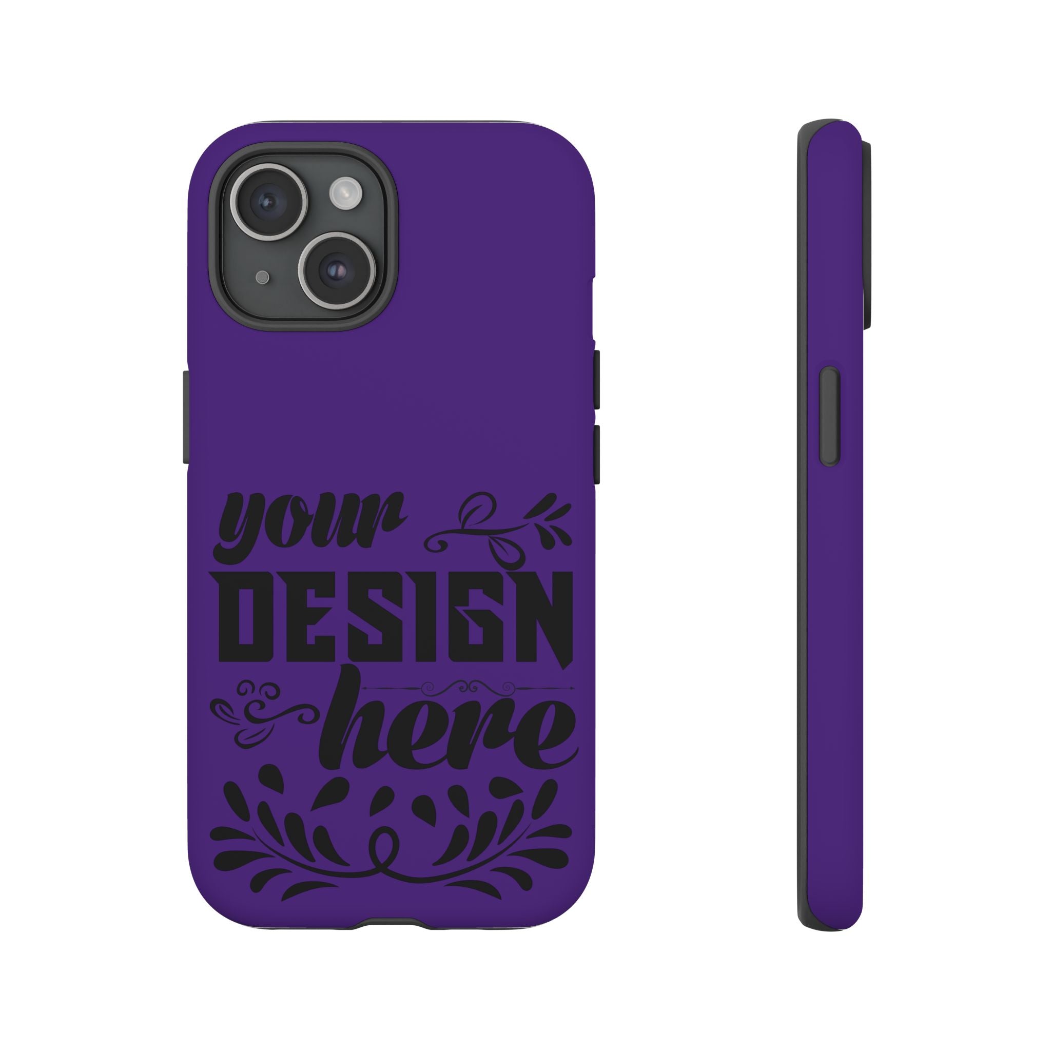 Customizable Tough Dual Layer Phone Case Polycarbonate TPU Liner Protective
