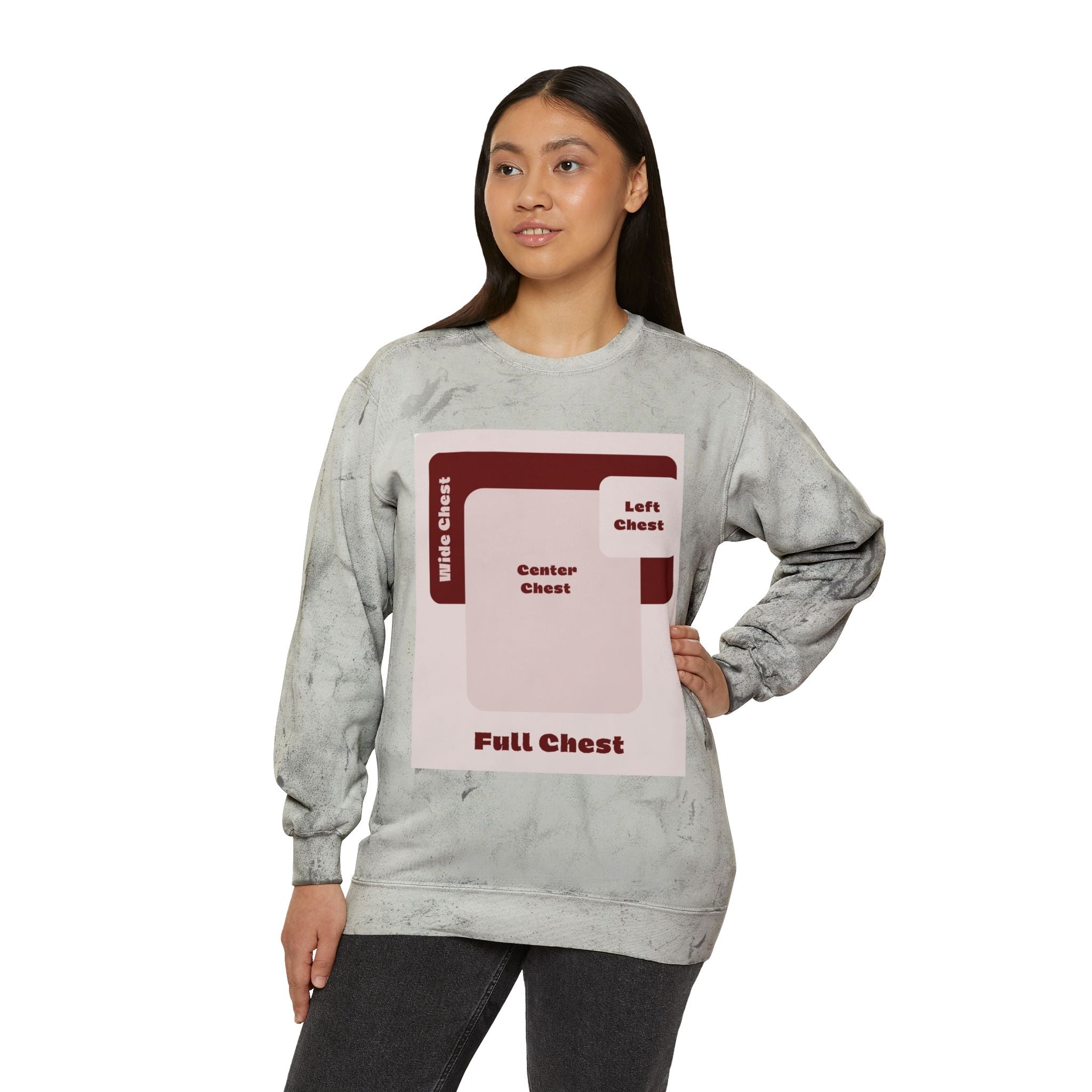 Customizable Comfort Colors 1545 Unisex Color Blast Crewneck Sweatshirt
