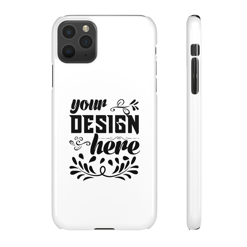 Customizable Snap Phone Case Slim Lightweight Polycarbonate Gloss Or Matte