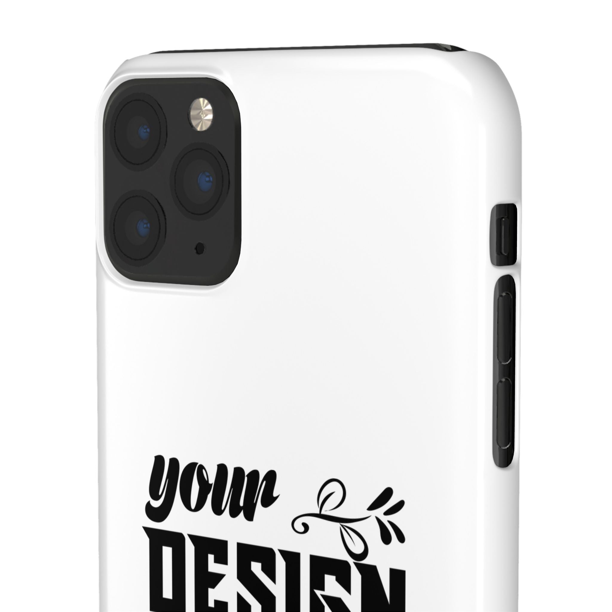 Customizable Snap Phone Case Slim Lightweight Polycarbonate Gloss Or Matte