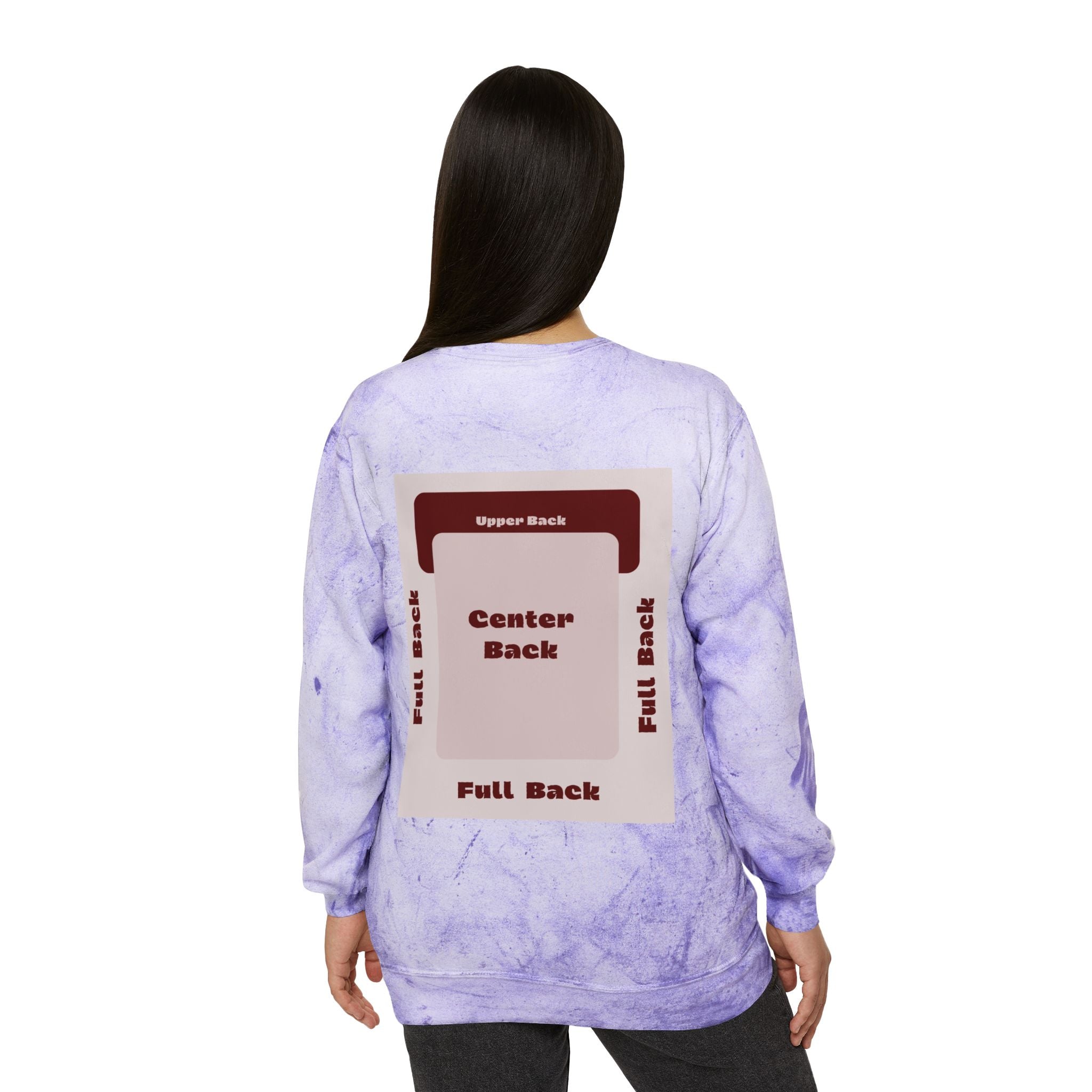 Customizable Comfort Colors 1545 Unisex Color Blast Crewneck Sweatshirt
