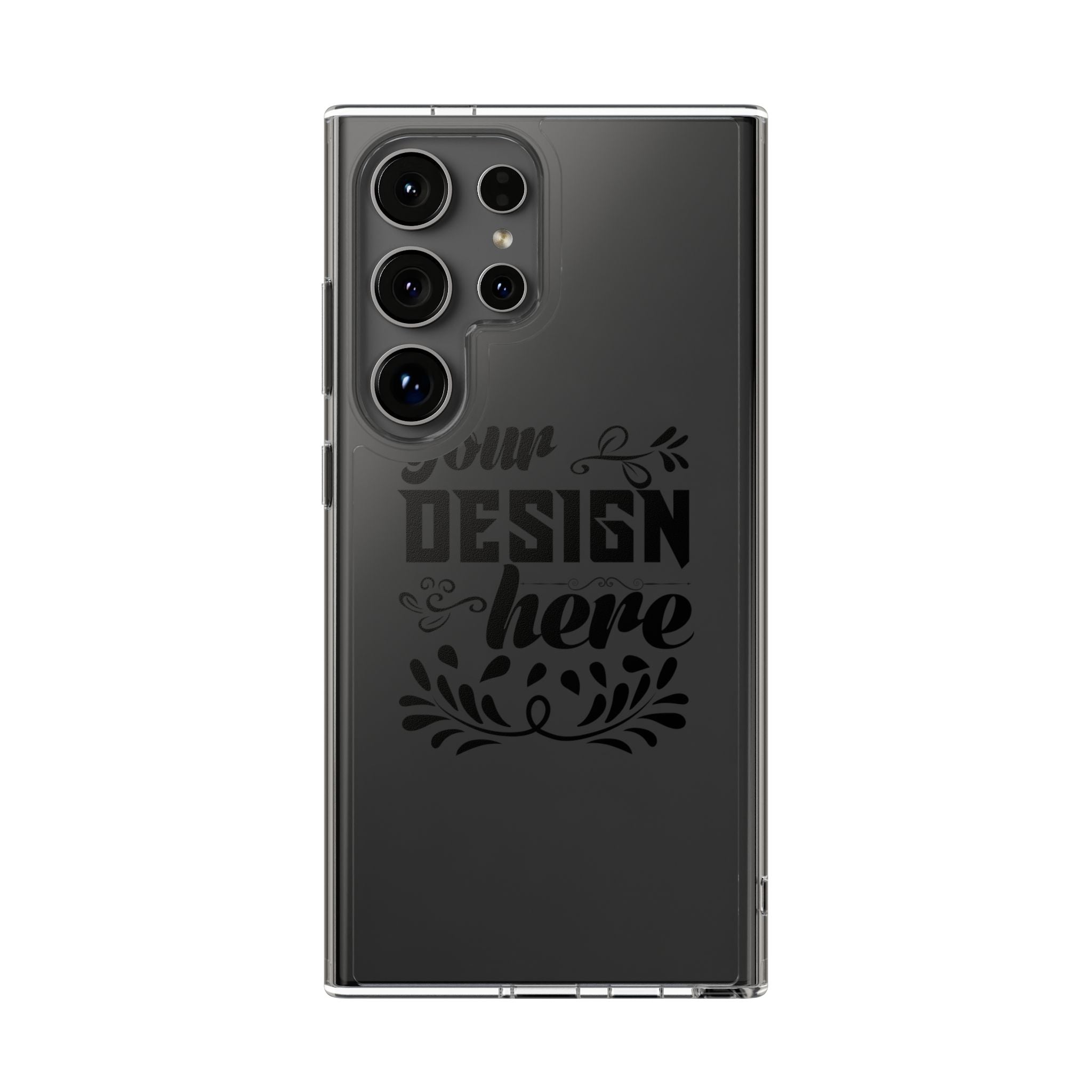 Customizable Clear Impact Resistant Phone Case With TPU Sides Wireless Ready