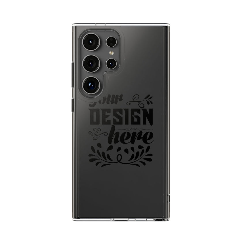 Customizable Clear Impact Resistant Phone Case With TPU Sides Wireless Ready